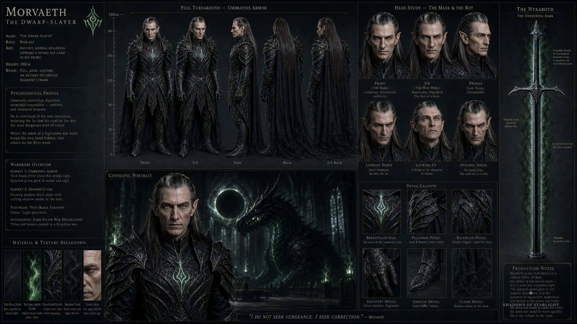 Design sheet of Morvaeth