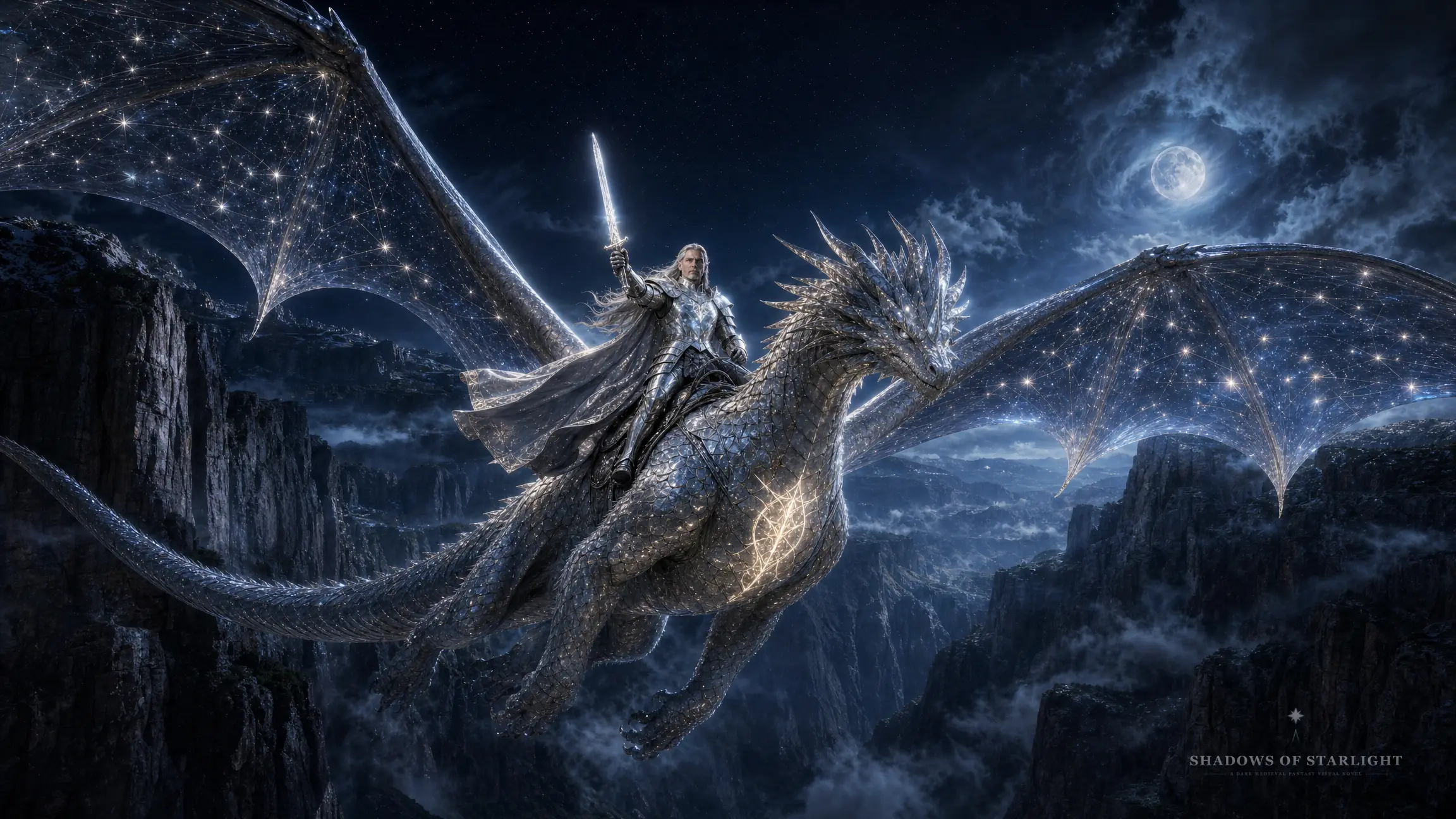 Ammetharion Sternenfall on his dragon Elvireth